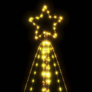 LED Weihnachtsbaum 615 LEDs Warmweiß 4m