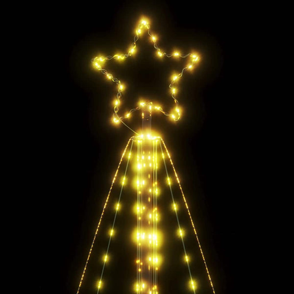 LED Weihnachtsbaum 615 LEDs Warmweiß 4m