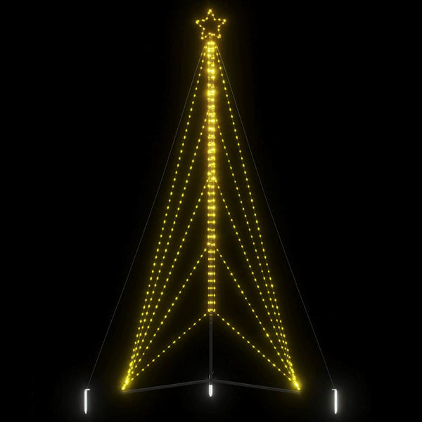 LED Weihnachtsbaum 615 LEDs Warmweiß 4m