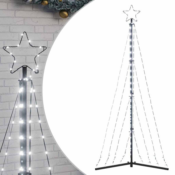 LED Weihnachtsbaum Kaltweiß 187 cm