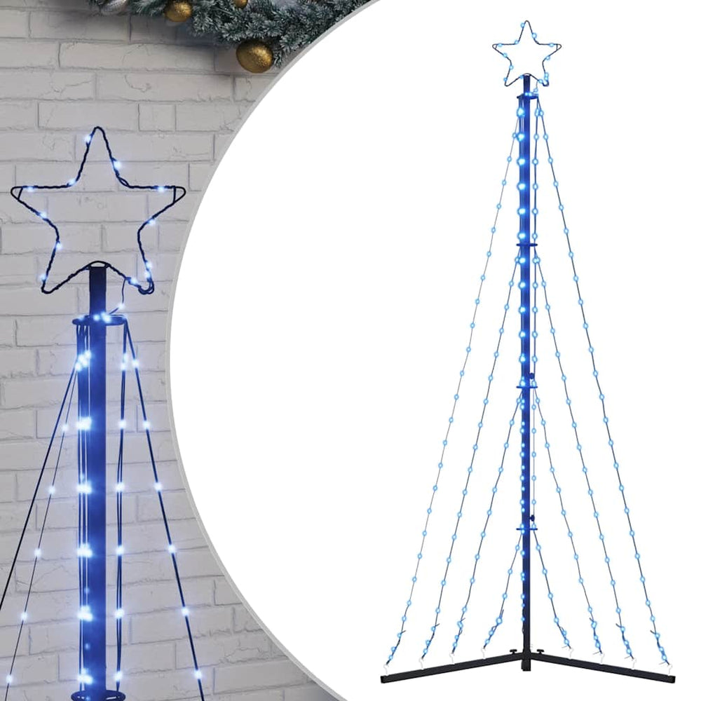 LED Weihnachtsbaum Blau 187cm