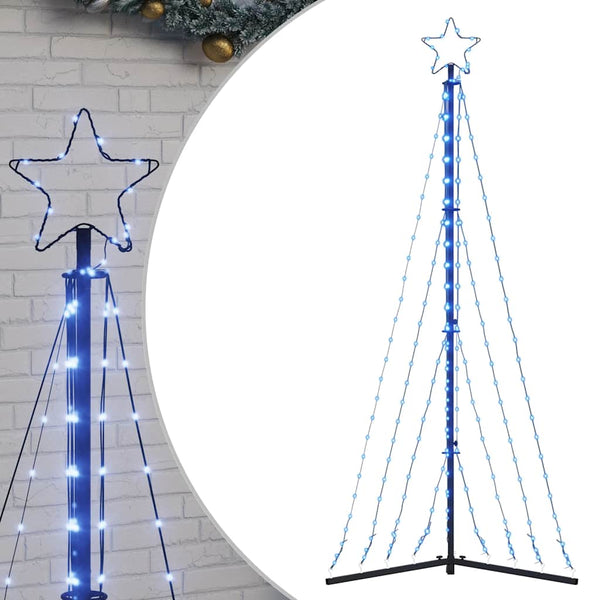 LED Weihnachtsbaum Blau 187cm