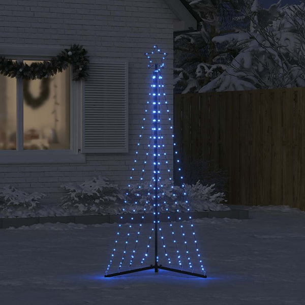 LED Weihnachtsbaum Blau 187cm