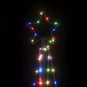 LED Weihnachtsbaum Mehrfarbig 187cm