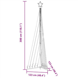 LED Weihnachtsbaum Warmweiß 300cm