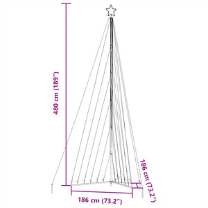 LED Weihnachtsbaum Kaltweiß 476cm