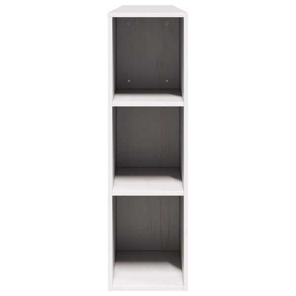 Kopfteil Weiß 200 cm Massivholz Kiefer