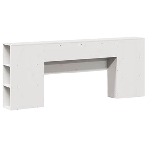 Kopfteil Weiß 200 cm Massivholz Kiefer