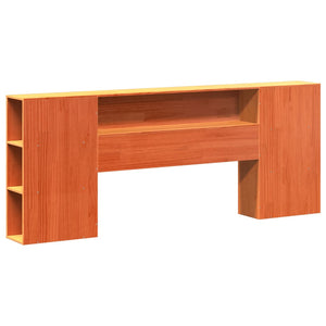 Kopfteil Wachsbraun 200 cm Kiefer Massivholz