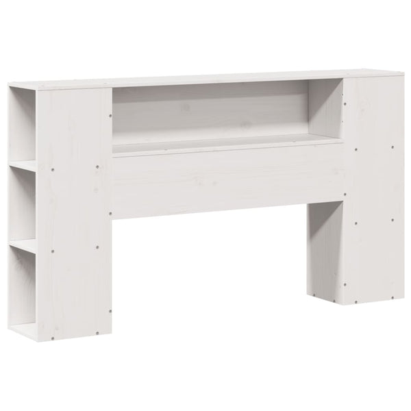 Weißes Kopfteil 120 cm mit Stauraum