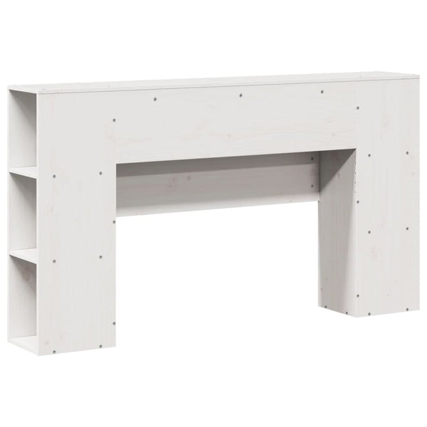 Weißes Kopfteil 120 cm mit Stauraum