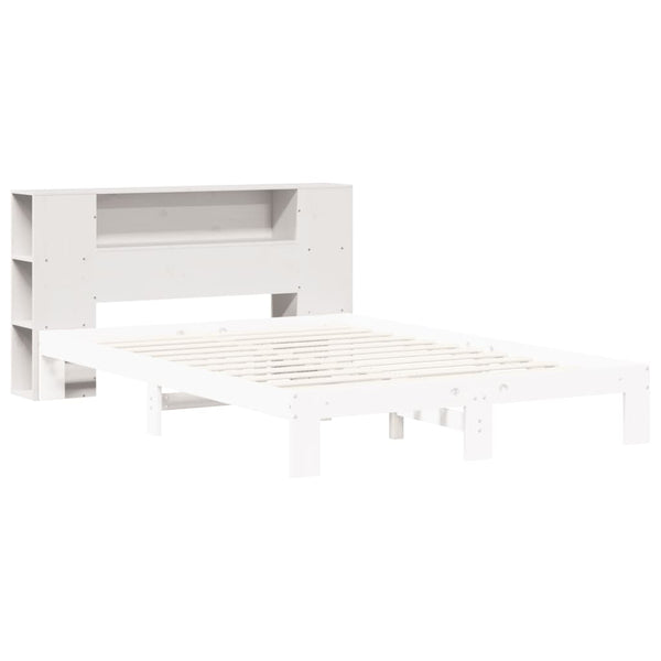Weißes Kopfteil 120 cm mit Stauraum