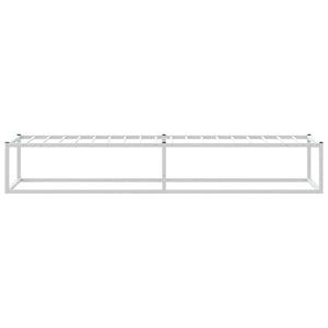 Bettgestell Weiß 90x200 cm Metall