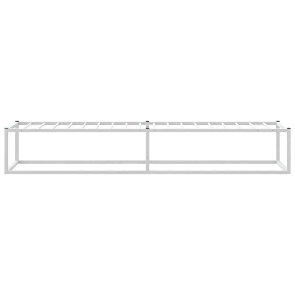 Bettgestell Weiß 90x200 cm Metall