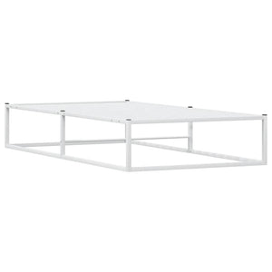 Bettgestell Weiß 100x200 cm Metall