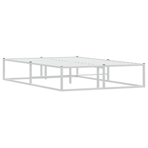 Bettgestell Weiß 120x200 cm Metall