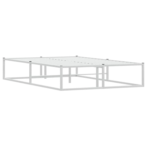 Bettgestell Weiß 120x200 cm Metall