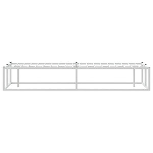 Bettgestell Weiß 120x200 cm Metall