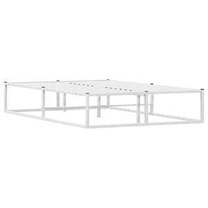 Bettgestell Weiß 120x200 cm Metall