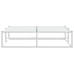 Bettgestell Weiß Metall 140x200 cm