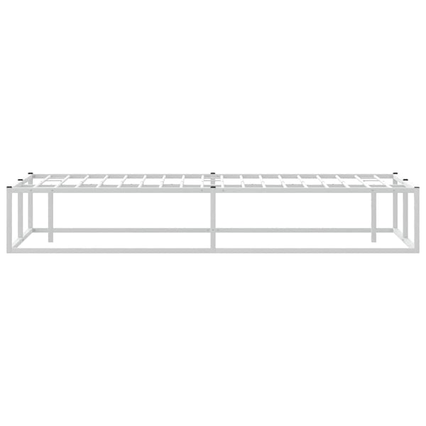 Bettgestell Weiß Metall 140x200 cm
