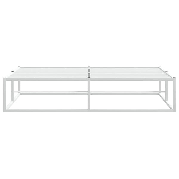 Bettgestell Weiß 160x200 cm Metall