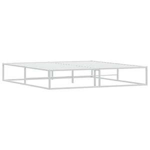 Bettgestell Weiß 180x200 cm Metall