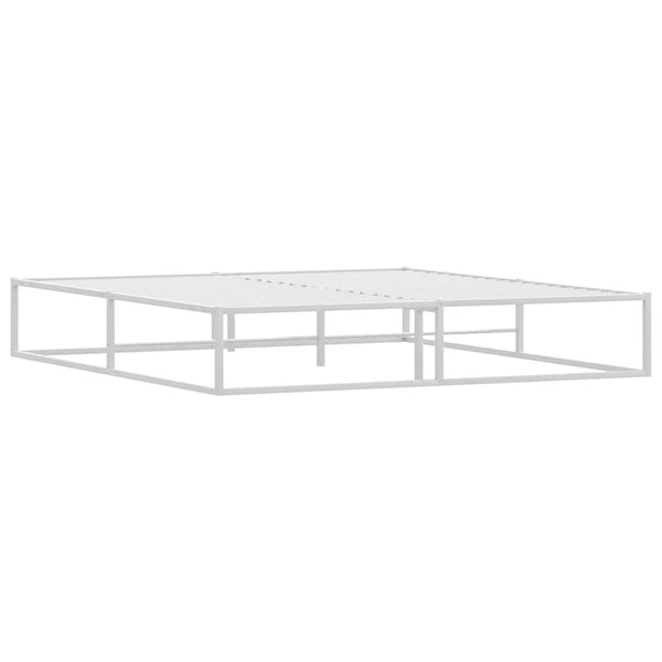 Bettgestell Weiß 180x200 cm Metall