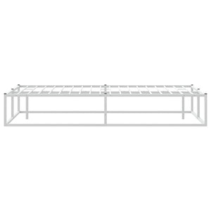 Bettgestell Weiß 180x200 cm Metall