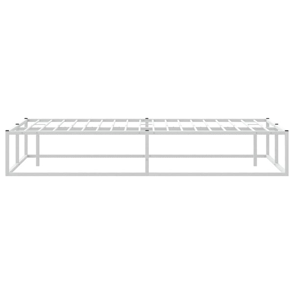 Bettgestell Weiß 180x200 cm Metall