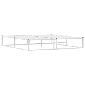 Bettgestell Weiß 180x200 cm Metall