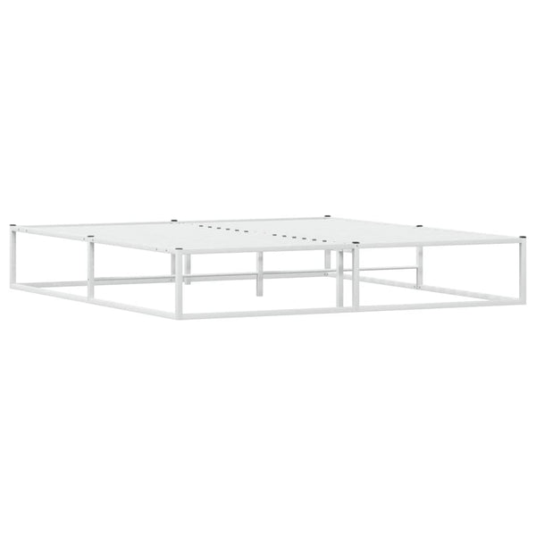 Bettgestell Weiß 180x200 cm Metall