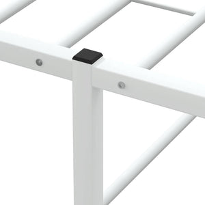 Bettgestell Weiß 180x200 cm Metall