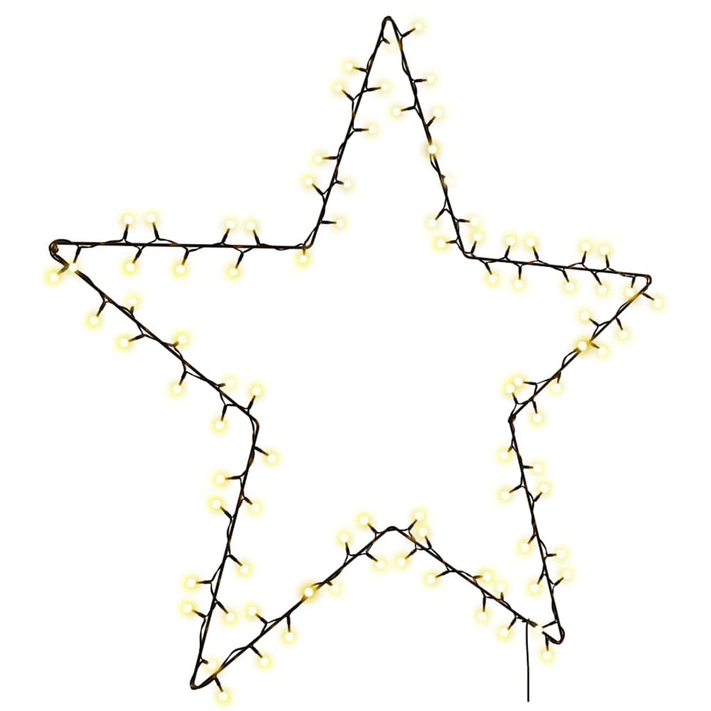 Weihnachtsbeleuchtung Stern Silhouette 115 LEDs