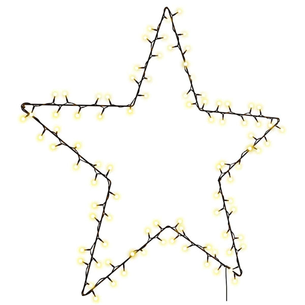 Weihnachtsbeleuchtung Stern Silhouette 115 LEDs