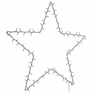 Weihnachtsbeleuchtung Stern Silhouette 115 LEDs
