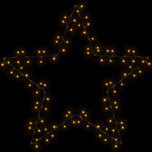 Weihnachtsbeleuchtung Stern Silhouette 115 LEDs