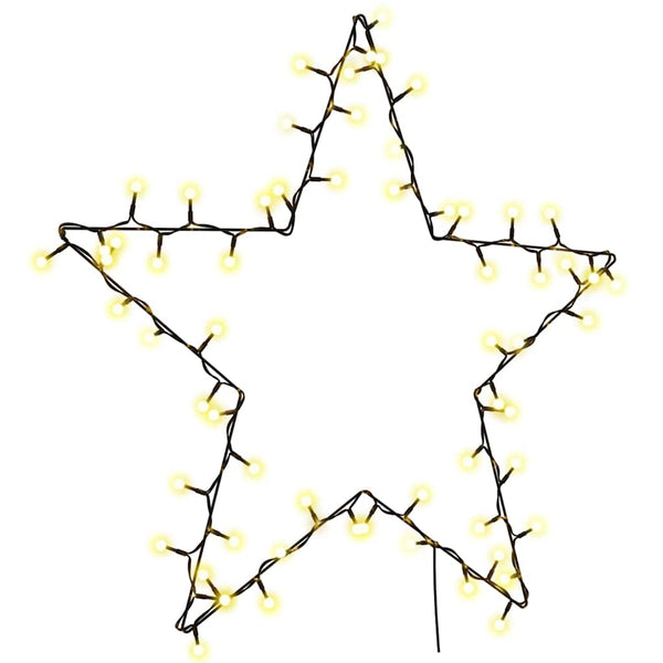 LED Stern Weihnachtsbeleuchtung Warmweiß