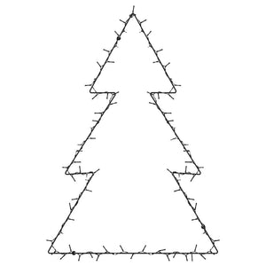 Weihnachtsbaum Silhouette Lichterkette - 115 LEDs