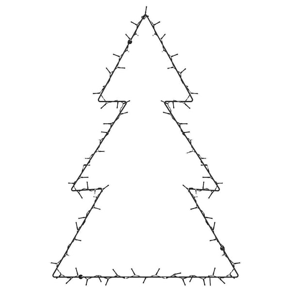 Weihnachtsbaum Silhouette Lichterkette - 115 LEDs