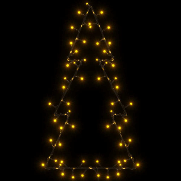 Weihnachtsbaum Silhouette mit 80 LEDs