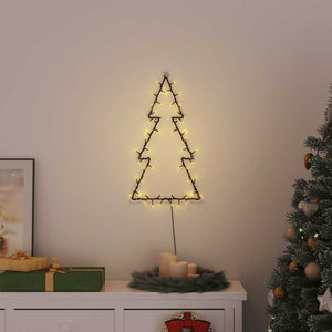 Weihnachtsbaum Silhouette mit 80 LEDs
