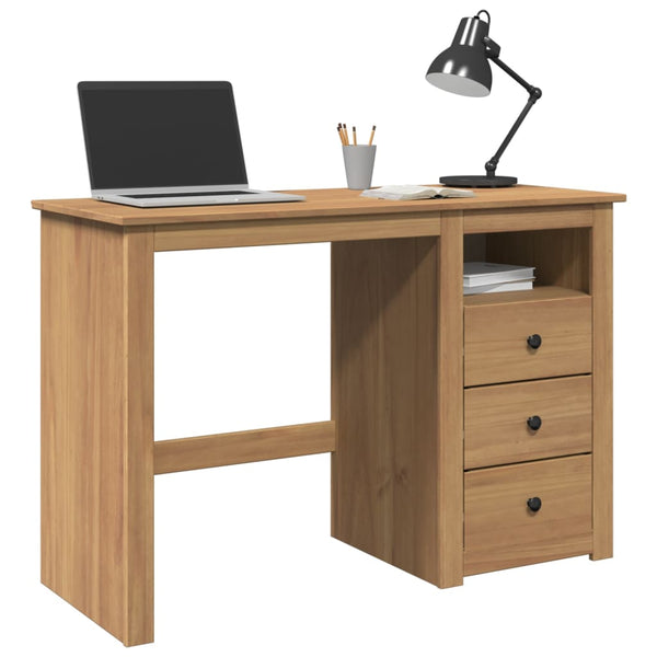 Massivholz Schreibtisch Kiefer 112 cm