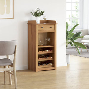 Weinregal Massivholz Kiefer 57x40x111,5 cm