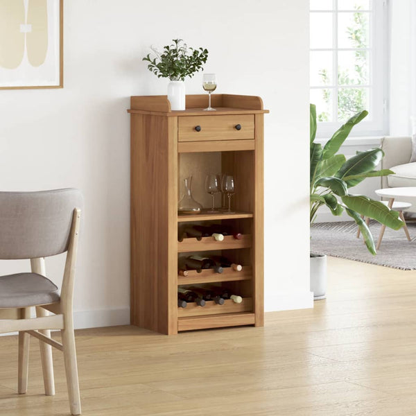 Weinregal Massivholz Kiefer 57x40x111,5 cm