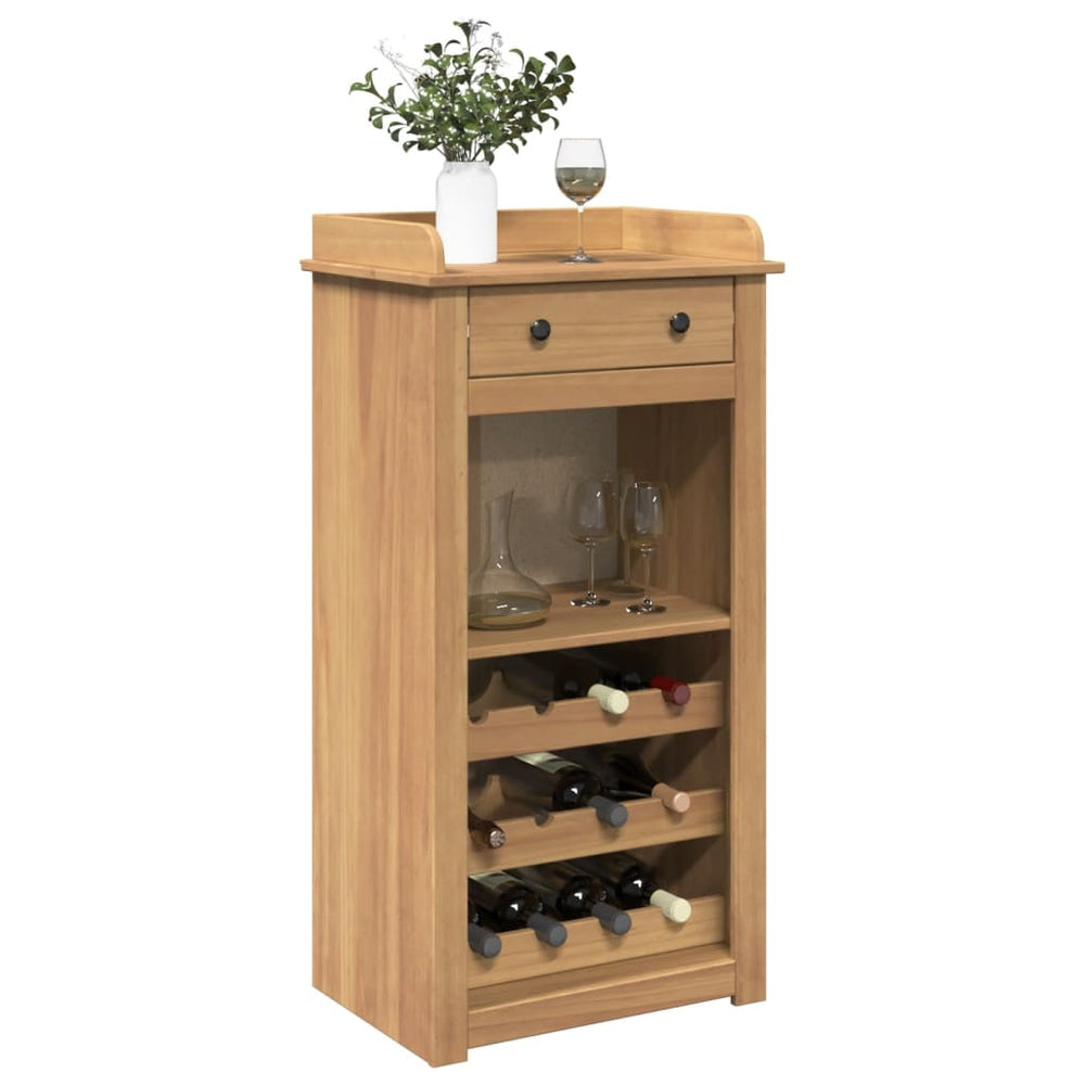 Weinregal Massivholz Kiefer 57x40x111,5 cm