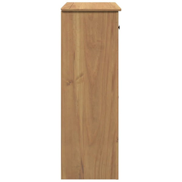 Massivholz Schuhschrank Kiefer 80x114 cm