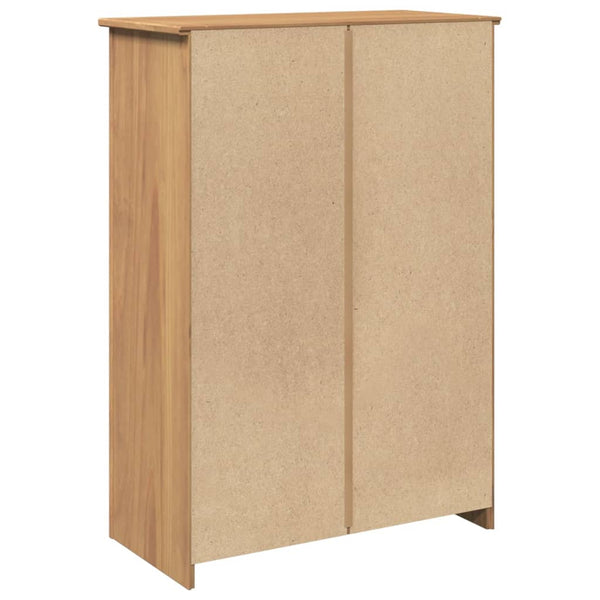 Massivholz Schuhschrank Kiefer 80x114 cm