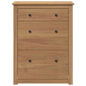 Massivholz Schuhschrank Kiefer 80x105 cm