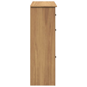 Massivholz Schuhschrank Kiefer 80x105 cm